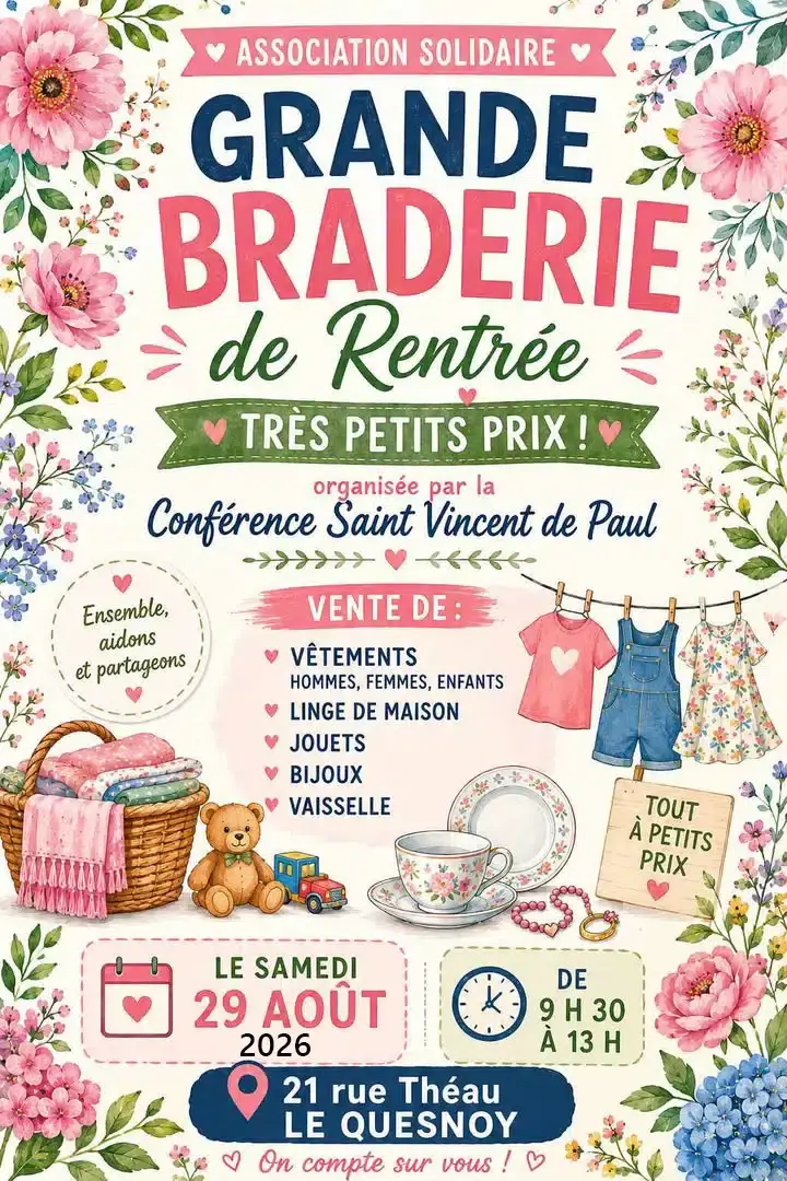 Grande braderie de Rentrée