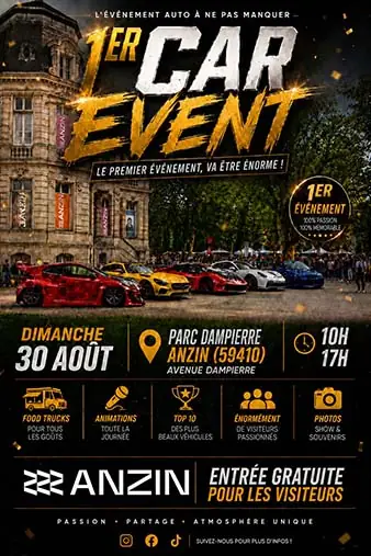 Exposition de voitures